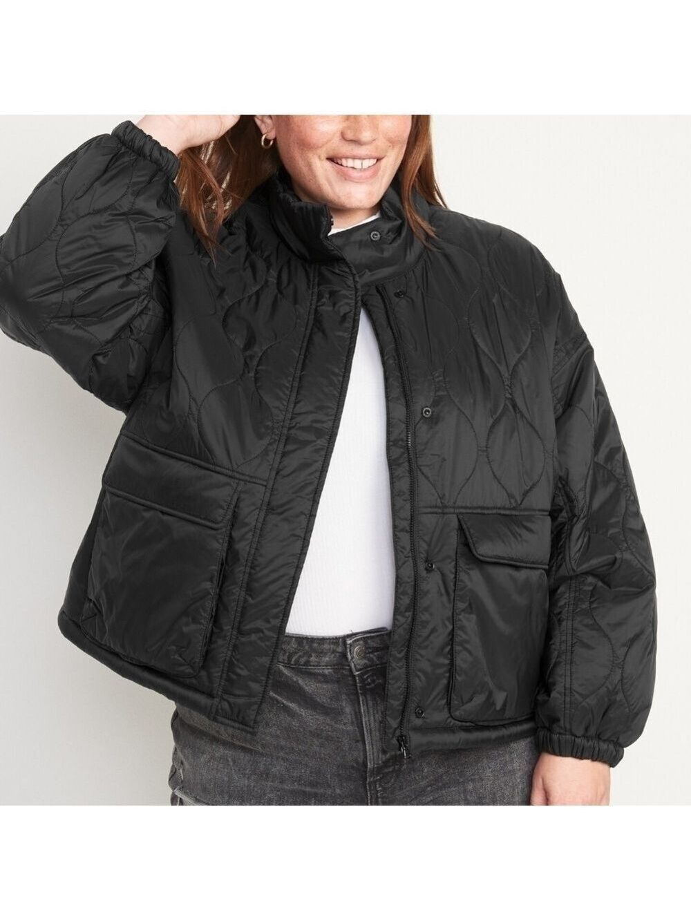 4X - Old Navy • Packable Oversized Water-Resistant Quilted Jacket